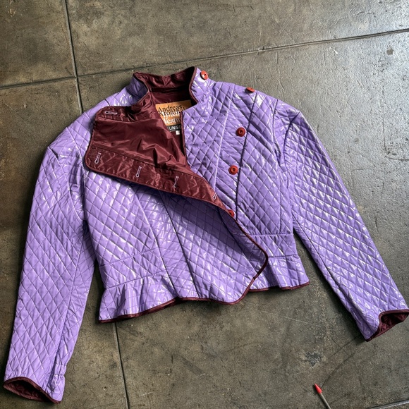 Vivienne Westwood 2017 2k$+ Andreas Kronthaler Padded Purple Jacket - Picture 4 of 16